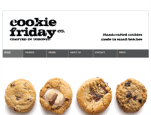 Tablet Screenshot of cookiefridayco.com